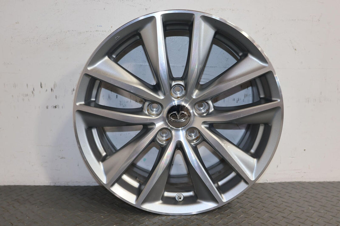 14-17 Infiniti Q50 17X7.5 OEM 5 V Spoke Wheels Set of 4 (Painted Silver)