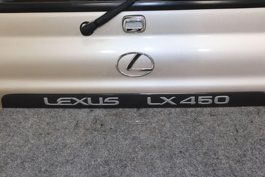 96-98 Lexus LX450 Rear OEM Upper Liftgate W/Glass & Spoiler (Cashmere Beige 4M9)