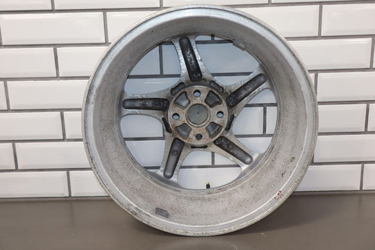 01-03 Mazda Miata NB Single (1) 16x6.5 Wheel 5-Spoke Silver Metallic *Corrosion*