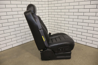 05-07 Hummer h2 RH Right Passenger Front Bucket Seat Leather Ebony (482) Cracks