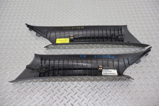 08-14 Dodge Challenger Pair LH & RH Interior A Pillar Trim Panels (Dark Slate)