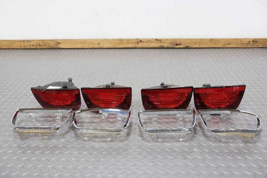 10-13 Chevy Camaro SS Rear Tail Light Set LH&RH W/ Chrome Trim (8 Pieces) OEM