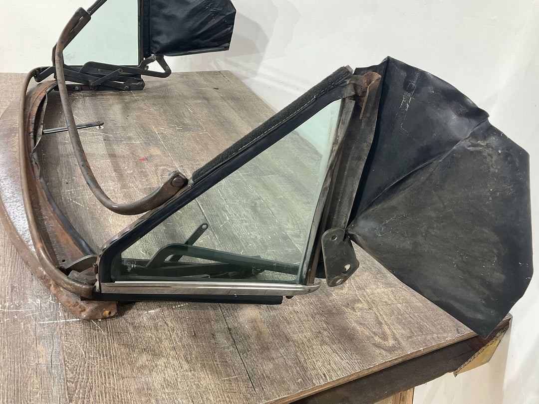 1981 Fiat 124 Spider Convertible Top Frame OEM (Weathered/Rusted)