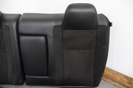 15-22 Dodge Challenger Scat Pack Rear Leather & Suede Seats (Black X9) Lt. Wear