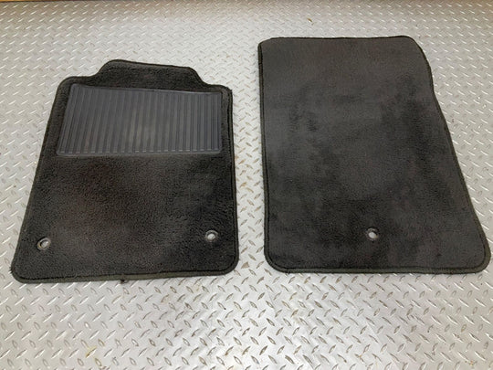 99-04 Ford F150 Pair of LH & RH Interior Floor Mats Ebony (000ZH) Light Staining