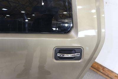 05-09 Hummer H2 SUT Left LH Driver Rear Door W/Glass (Desert Sand 18U) See Notes