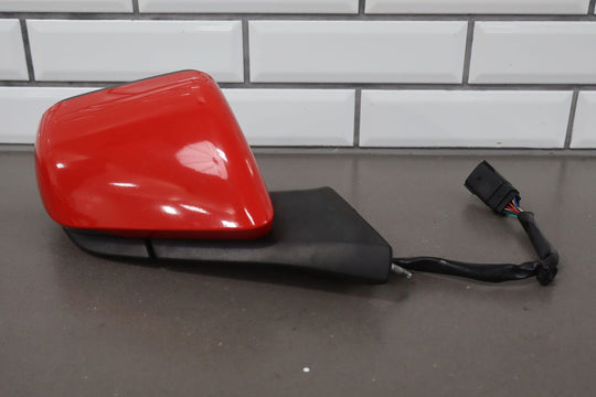 2015-2020 Ford Mustang Right RH Power Blind Spot Door Mirror (Race Red PQ)