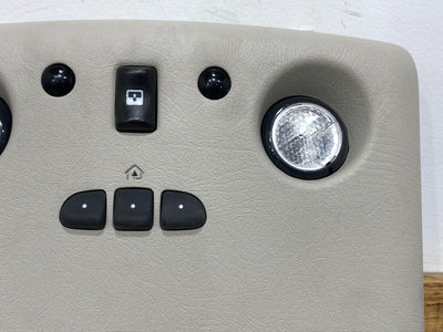 03-07 Hummer H2 Overhead Roof Console (Wheat) W/Sunroof Switches