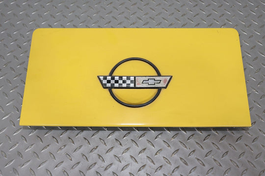 84-89 Chevy C4 Corvette Fuel Tank Filler Door Cover (Yellow WA8769) See Notes