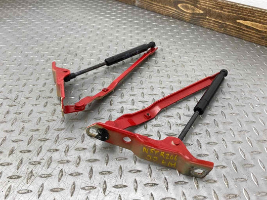 05-12 Porsche Boxster / 911 / Cayman Pair LH & RH Hood Hinges (Guards Red G1)