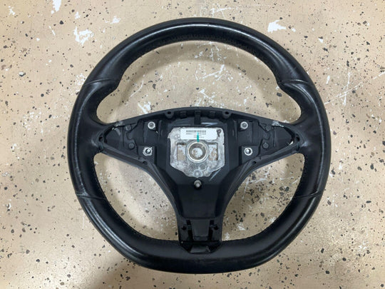 2012 - 2015 Tesla Model S Leather Steering Wheel OEM (Black) See Notes