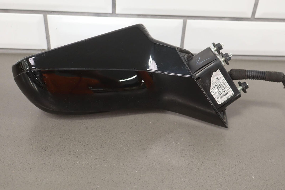 16-19 Chevy Camaro Left Driver Power Door Mirror (Non-Heated DG7) Black