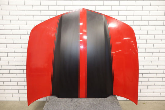 10-15 Chevy Camaro SS Hood Victory Red W/Black Stripe (Repainted) *See Photos*