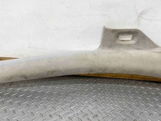 03-04 Audi RS6 Right RH Interior A-Pillar Trim Panel (Silver QJ Alcantara)