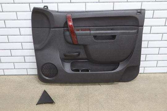 2010-2013 Chevy Silverado Crew Cab Right RH Front Interior Door Panel (Ebony)