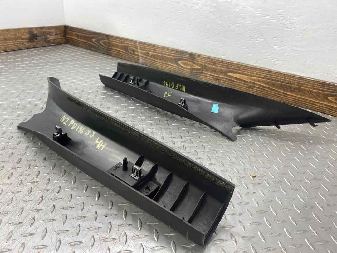 02-05 Ford Thunderbird Pair Left & Right Interior A Pillar Trim Panels (Black)