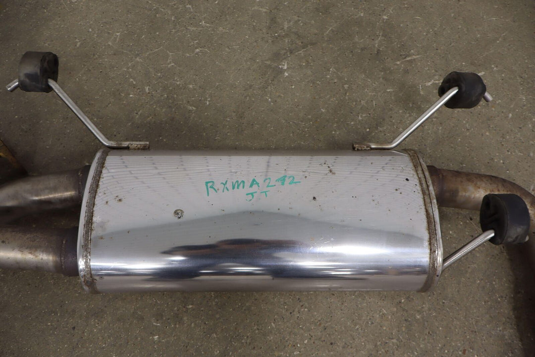 99-00 Mazda Miata NB Base Model Manual Transmission Dual Exit Muffler Chrome Tip