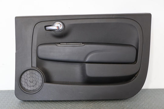 12-19 Fiat 500 Abarth 2DR Right RH Passenger Interior Door Trim Panel (Black)