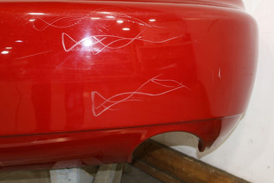 92-00 Lexus SC300 SC400 OEM Rear Bumper W/Rebar (Super Red 3L2) Paint Chipping