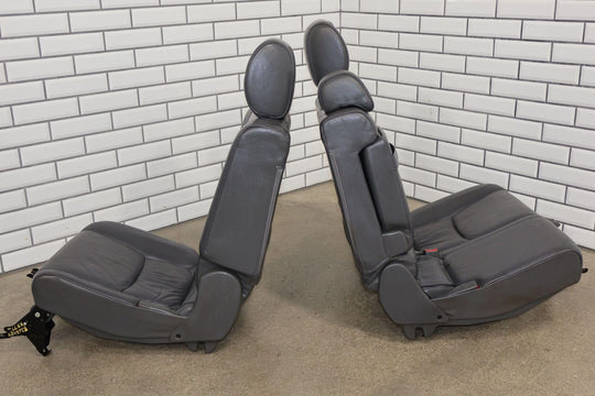 03-09 Lexus GX470 Pair LH&RH 2nd Leather Seat Set (Gray LH10) Mild Wear