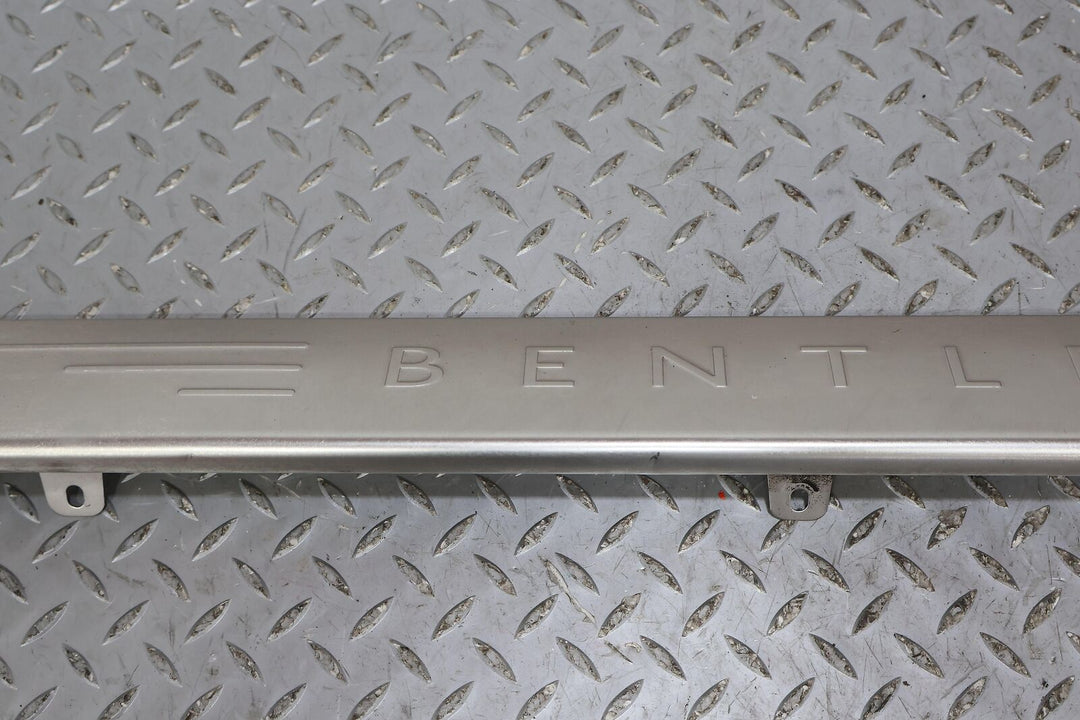 03-10 Bentley Continental GTC Convertible Pair Outer Aluminum Door Sill Plates