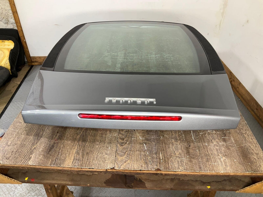 Ferrari 360 Rear Hatch Lid W/ Heated Back Glass OEM Grigio Titanio (3238)