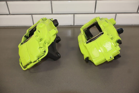 2012-2020 Tesla Model S / X Neon Green Custom Brake Caliper Set (6)