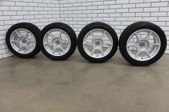 99-05 Mazda Miata NB Set of 4 Kosei K1 Racing 15x7 Wheels W/Dunlop Tires *Notes*