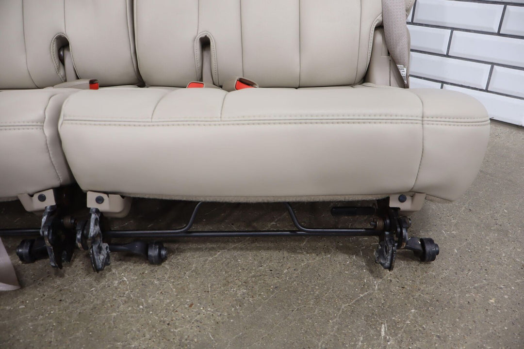 2001-2006 Chevy Tahoe/Yukon Leather 3rd Row Seat (Neutral) See Photos