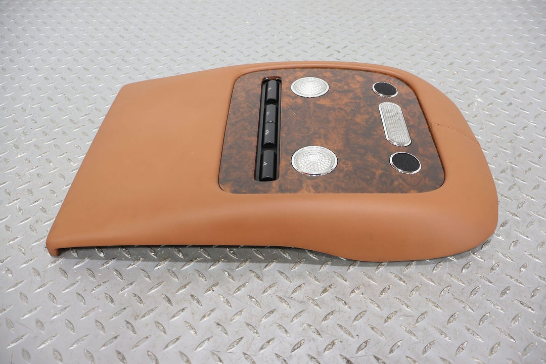 03-10 Bentley Continental GT Coupe Overhead Roof Console (Cognac/Woodgrain)