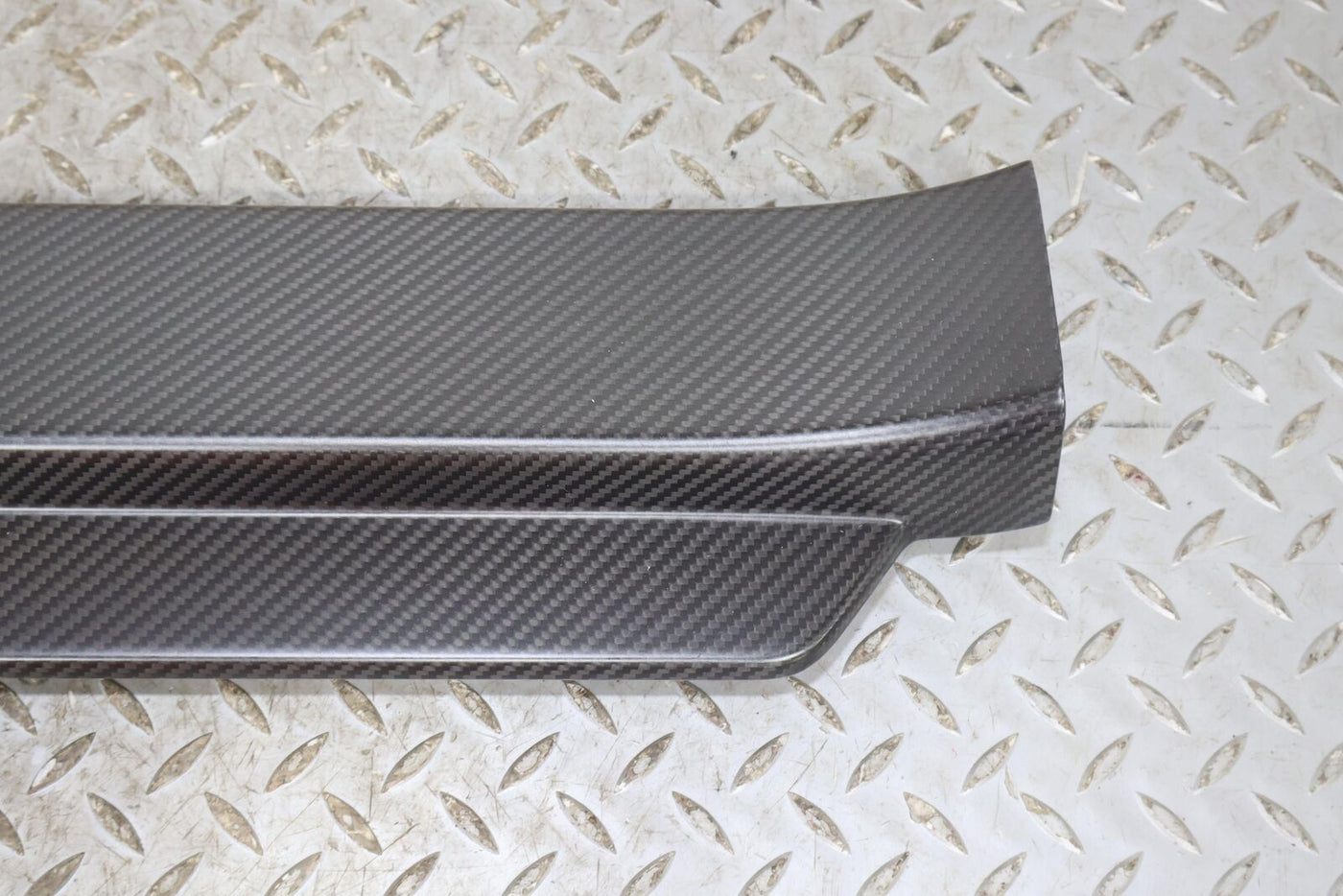 18-21 Lexus LC500 Right RH Carbon Fiber Sill Door Plate (Scratched) See Photos