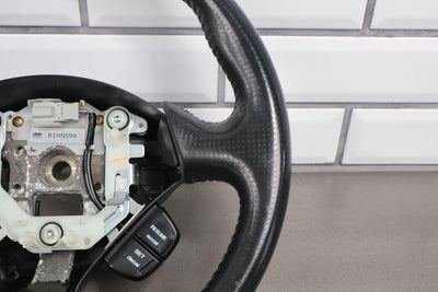 00-03 Honda S2000 AP1 Leather Steering Wheel (Black) W/ Cruise Controls