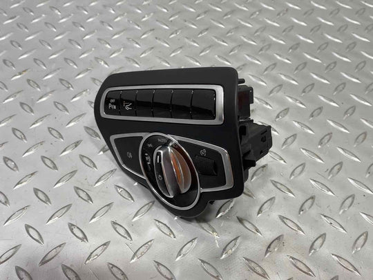 08-20 Mercedes C63s W205 Headlight Control Switch Dash Mount (Black) Tested