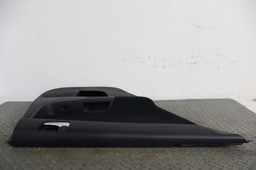 08-13 Mitsubishi Lancer EVO X Rear Left Interior Door Trim Panel (Black 80X)