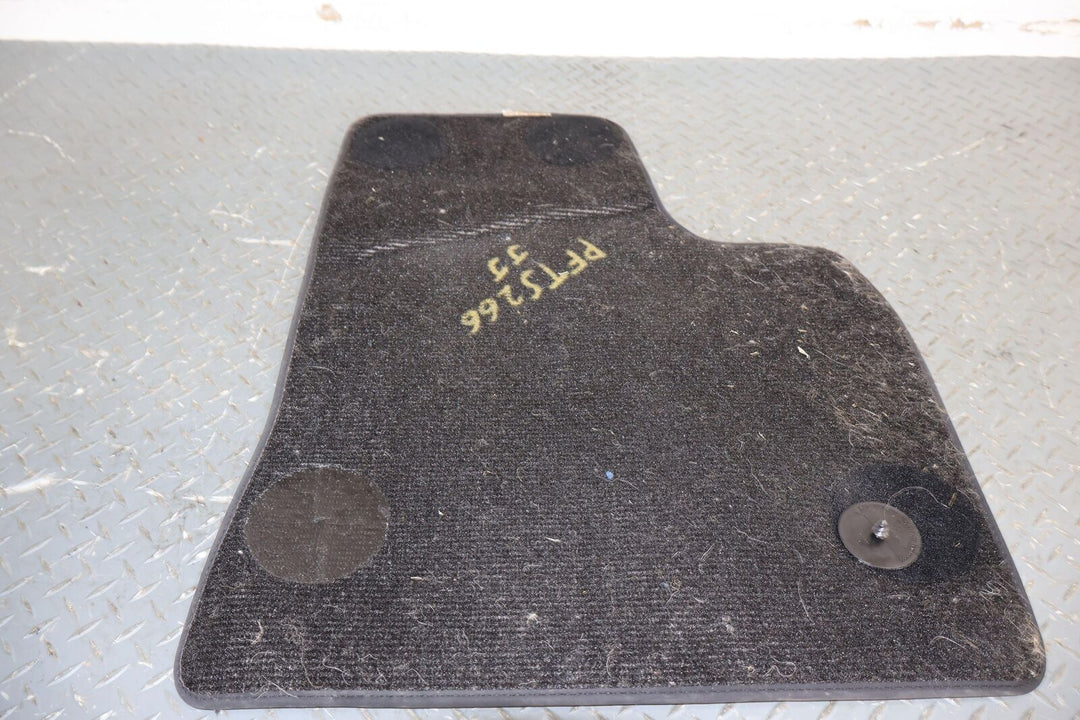 12-16 Tesla Model S OEM Interior Cloth Floor Mats Set of 3 (Black BLK)