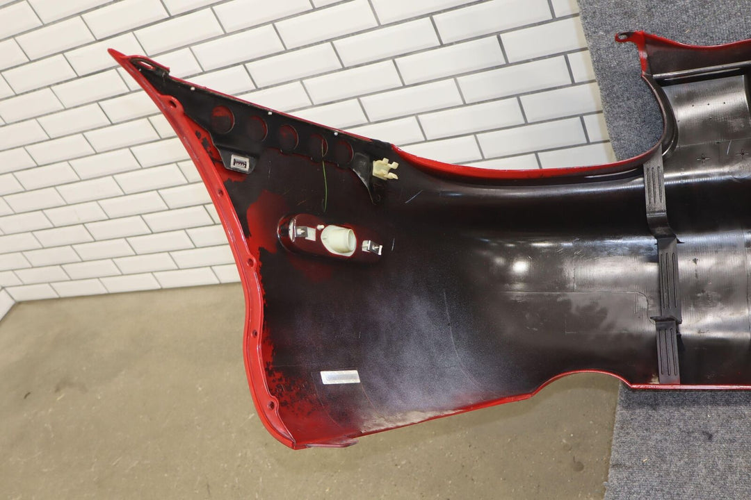 01-05 Mazda Miata NB Base Model Rear Bumper W/Rebar (Red Repainted)