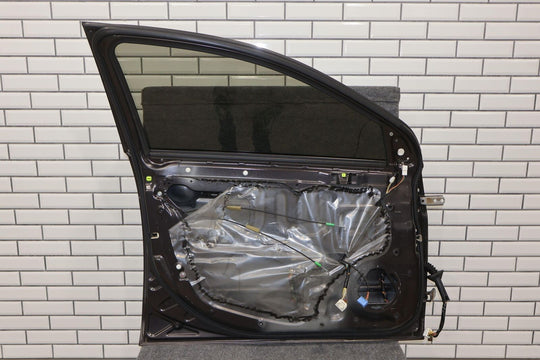 08-15 Mitsubishi Lancer Evolution X Front Left Door W/Glass (Phantom Black U020)