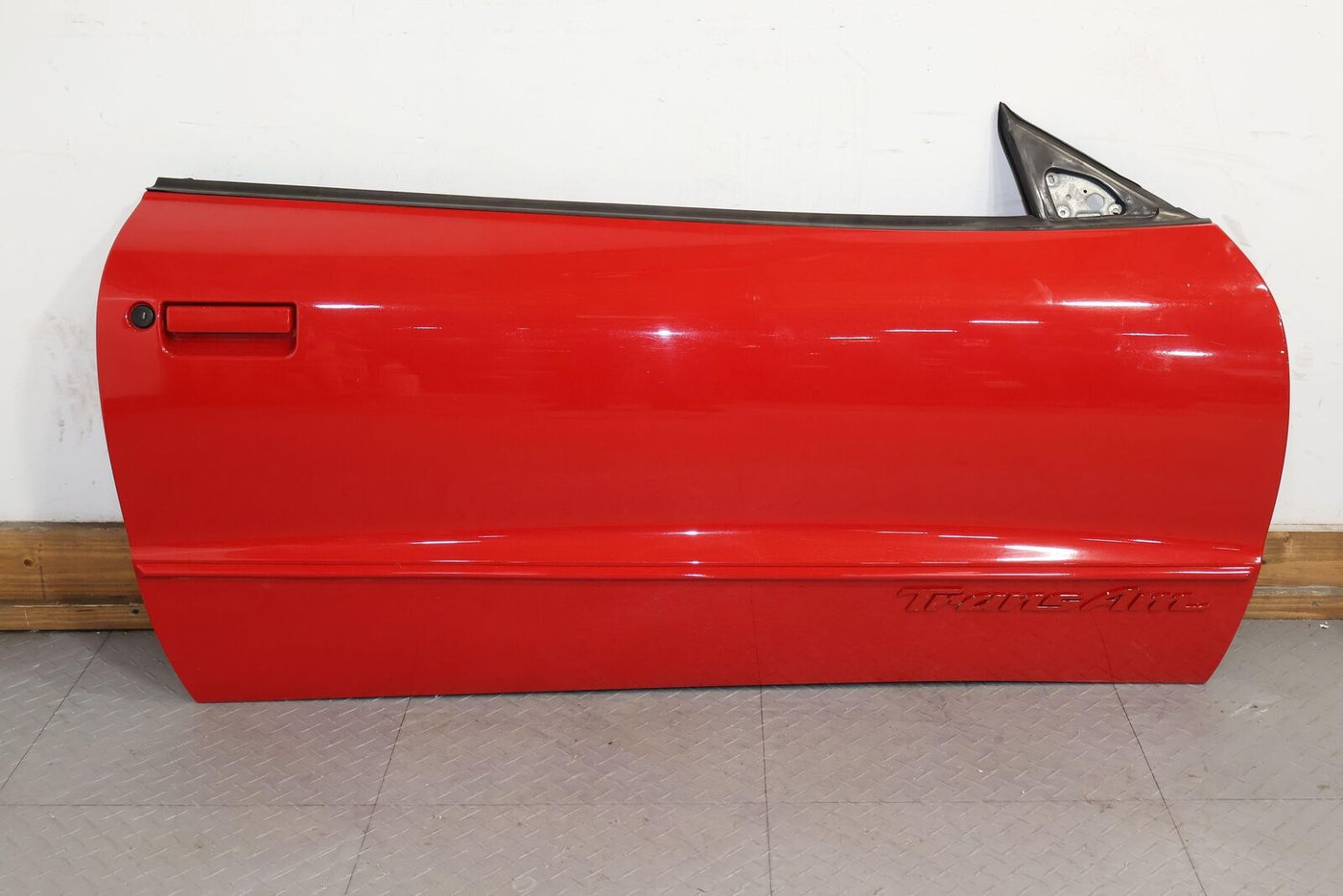 93-02 Pontiac Firebird Right RH Electric Door Shell(Bright Red 81U) Sold BARE