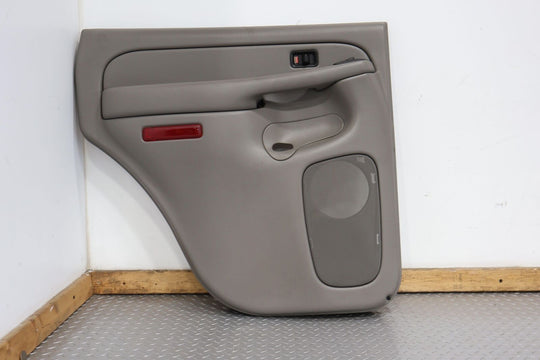 05-06 Chevy Tahoe Rear Left LH Driver Interior Door Trim Panel (Gray 92i)