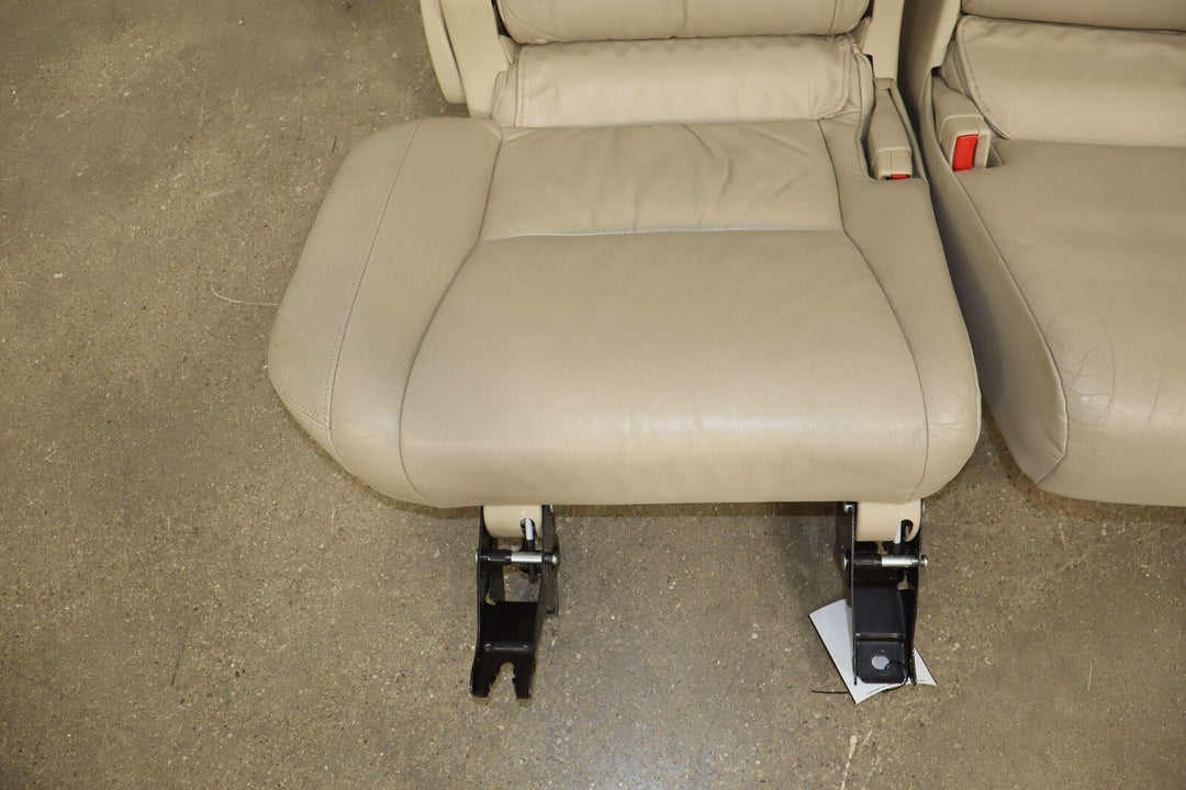 03-09 Lexus GX470 Pair LH&RH Split Bench 2nd Row Leather Seat Set (Ivory 00)