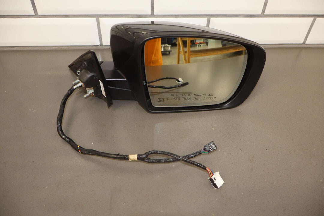 14-17 Maserati Ghibli Right RH Power Folding Mirror (Nero Ribelle NMI) Tested