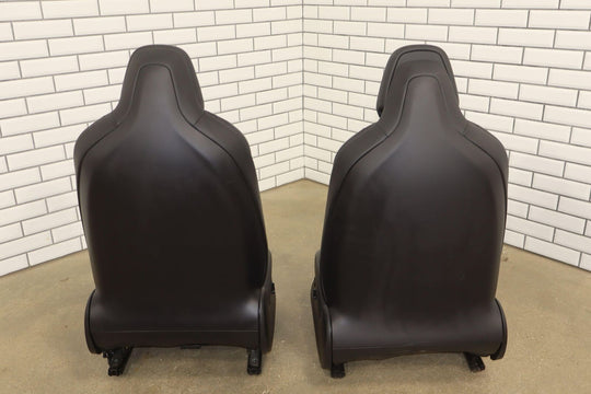 2016-2018 Tesla Model S Next Gen Black Leather/Ventilated Front Seats (Black)