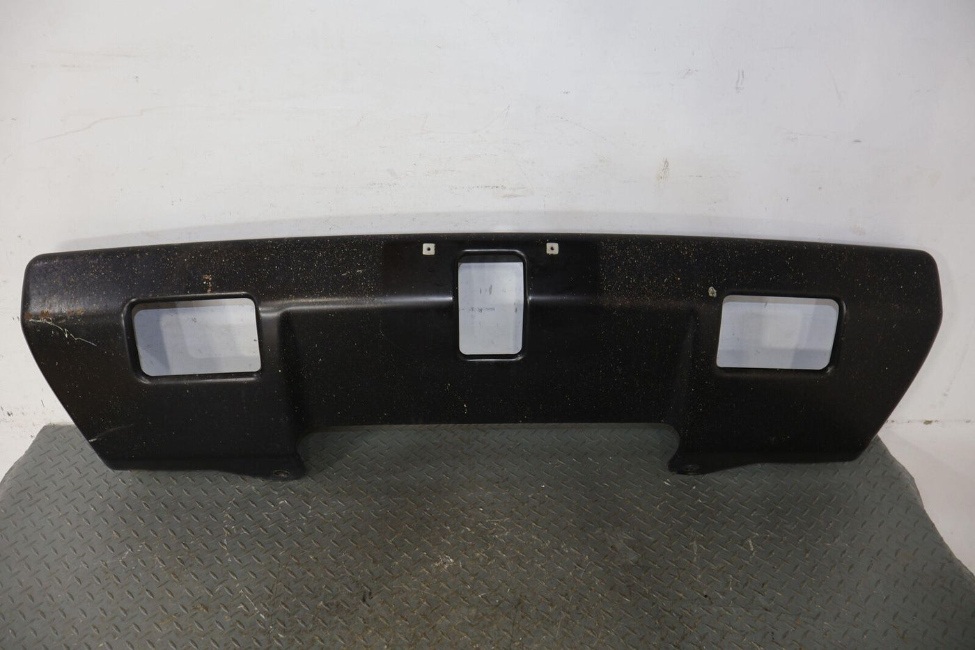 03-09 Hummer H2 Front Metal Bumper BARE (Black) Some Surface Abrasions