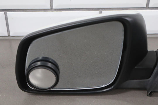 08-14 Mitsubishi Lancer Evolution Driver Left Door Mirror (Wicked White 40J)