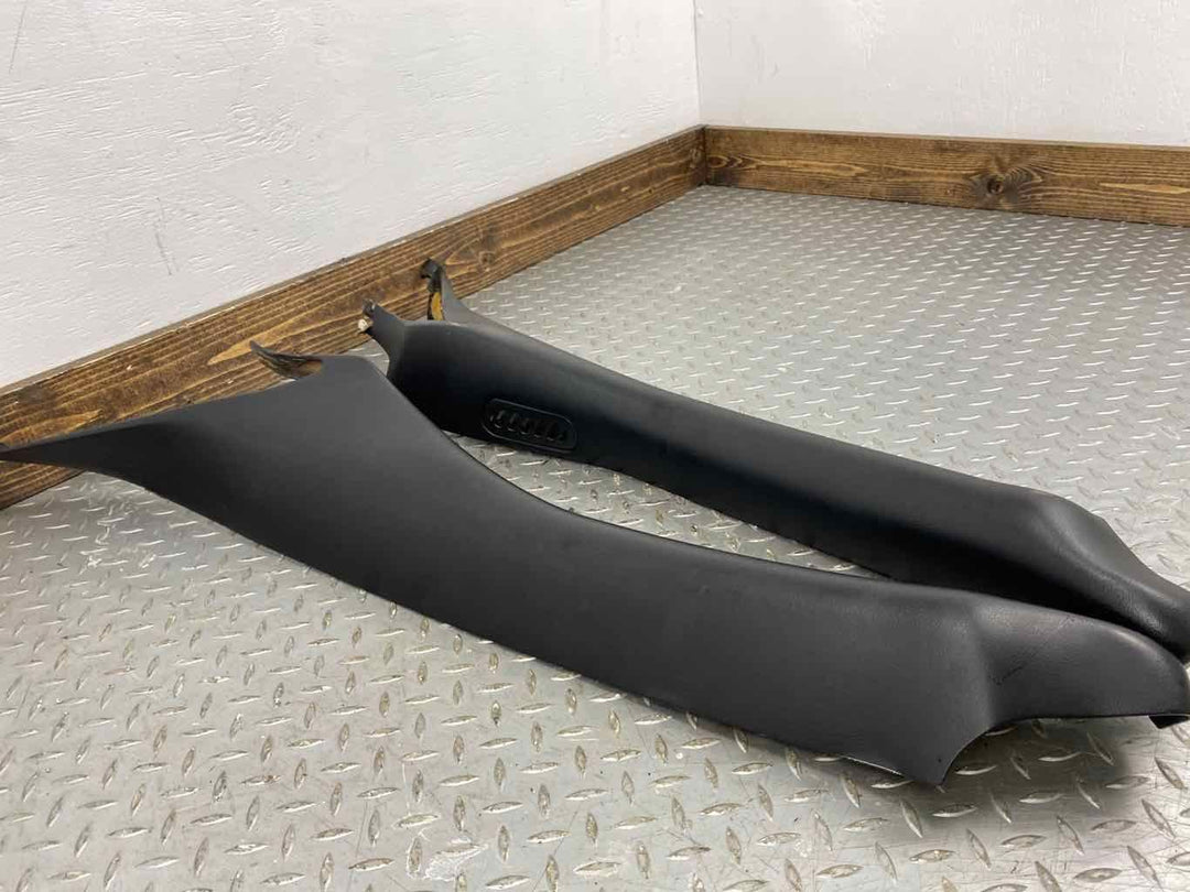 97-04 Chevy Corvette LH & RH Pair of Interior A pillar Trim Panels (Black 19I)