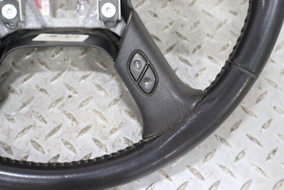 03-07 Hummer H2 OEM Leather Steering Wheel (Ebony 19i) Mild Wear