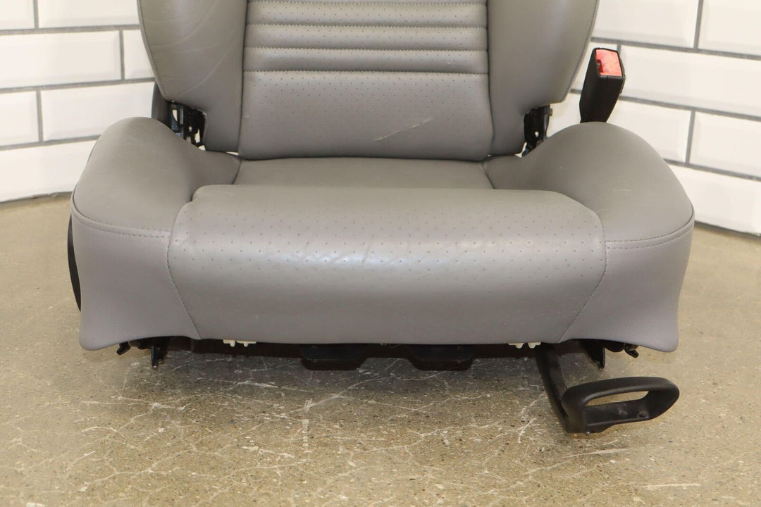 2003-2004 Porsche Boxster 986 Right Passenger Leather Seat (Gray Y1) Burn Marks