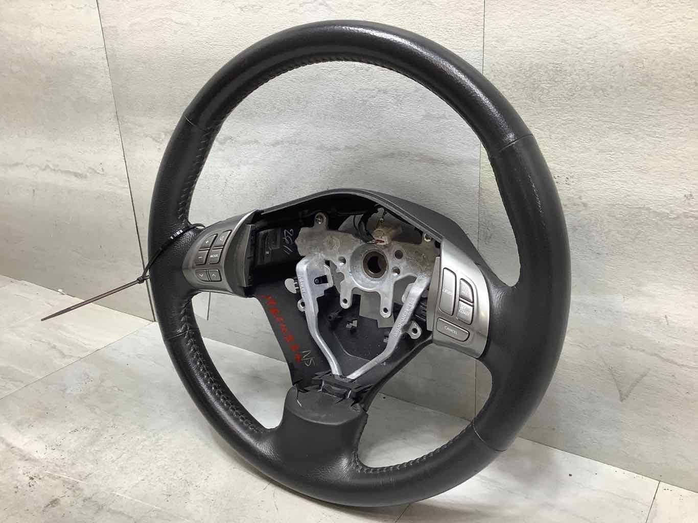 2008 Subaru Impreza WRX STi OEM Leather Steering Wheel (Black BL1) NO Bag