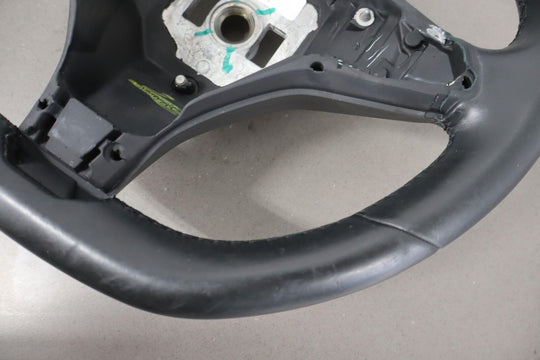 2012-2020 Tesla Model S / X Black Leather Steering Wheel (Non Heated)