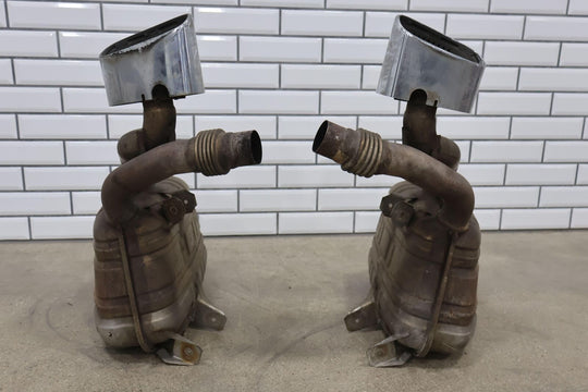 06-08 Porsche 911 997 Targa 4 Pair LH&RH OEM Exhaust Mufflers (43K Miles)